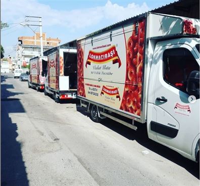 Mobil araçlarımızla hizmetinizdeyiz...